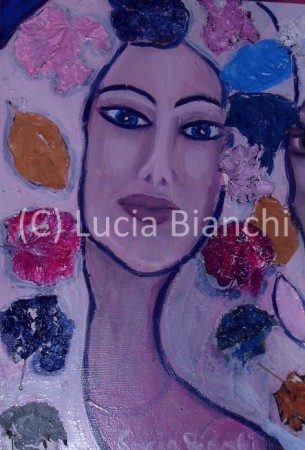 Come le foglie. Tecnica mista e materico.